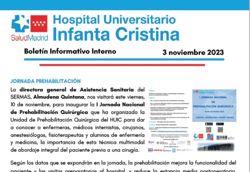 Boletín Informativo Interno | 3 noviembre 2023