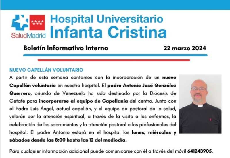 Boletín Informativo Interno | 22 marzo 2024
