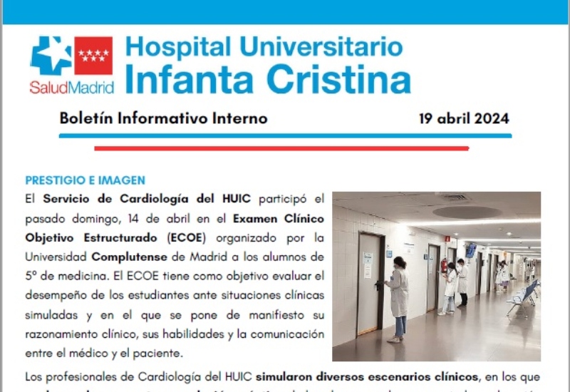 Boletín Informativo Interno | 19 abril 2024