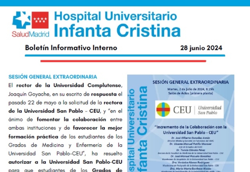 Boletín Informativo Interno | 28 junio 2024