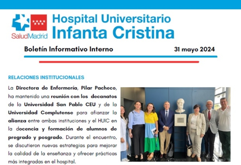 Boletín Informativo Interno | 31 mayo 2024