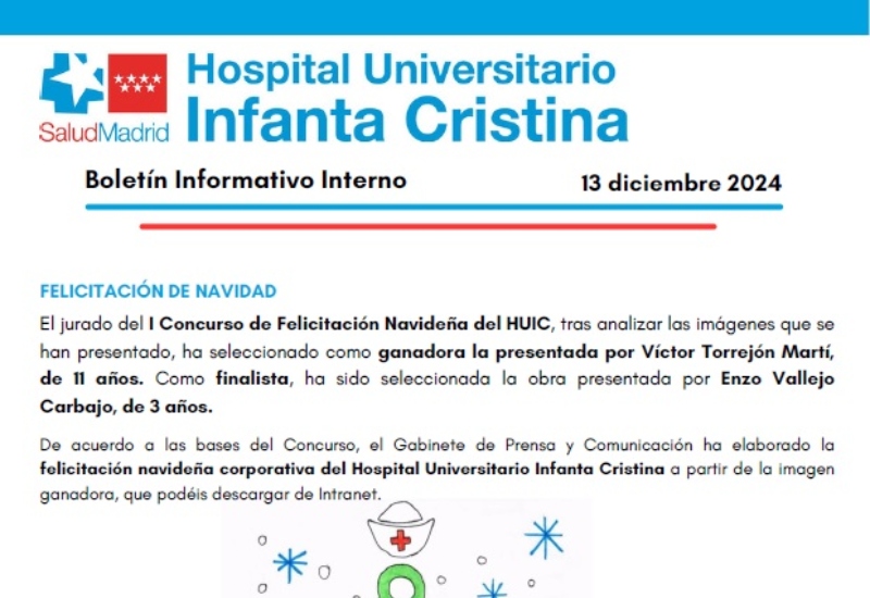Boletín Informativo Interno | 13 diciembre 2024