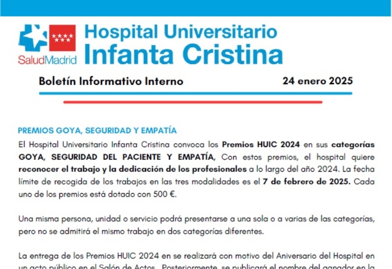Boletín Informativo Interno | 24 enero 2025