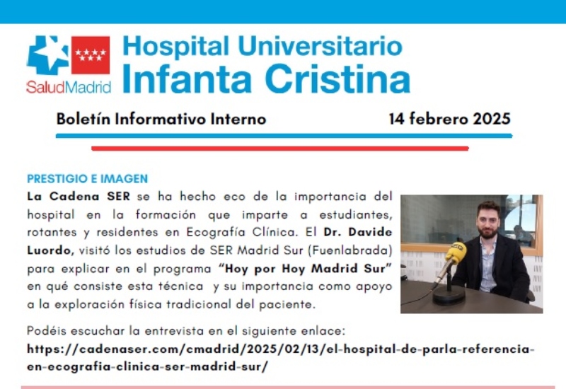 Boletín Informativo Interno | 14 febrero 2025