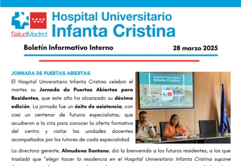 Boletín Informativo Interno | 28 marzo 2025