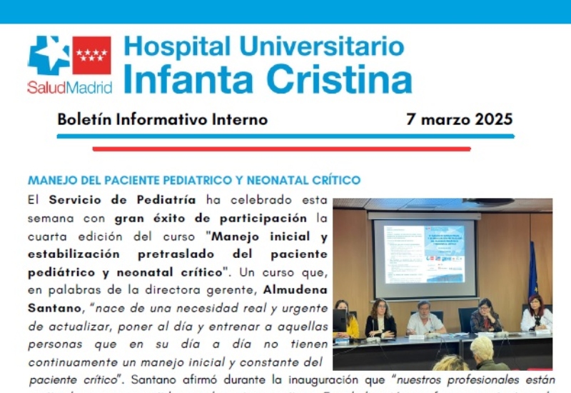 Boletín Informativo Interno | 7 marzo 2024