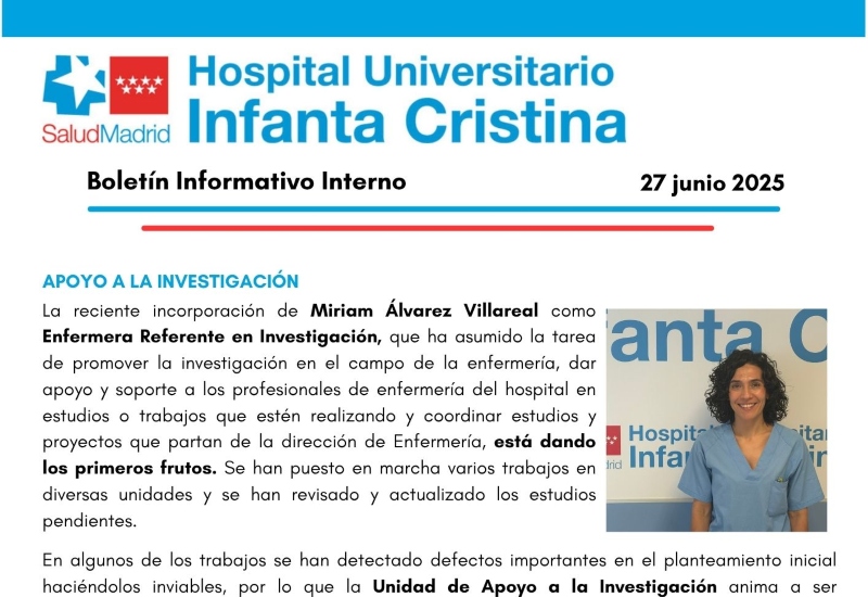 Boletín Informativo Interno | 27 junio 2025