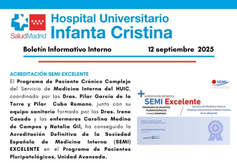 Boletín Informativo Interno | 12 septiembre 2025