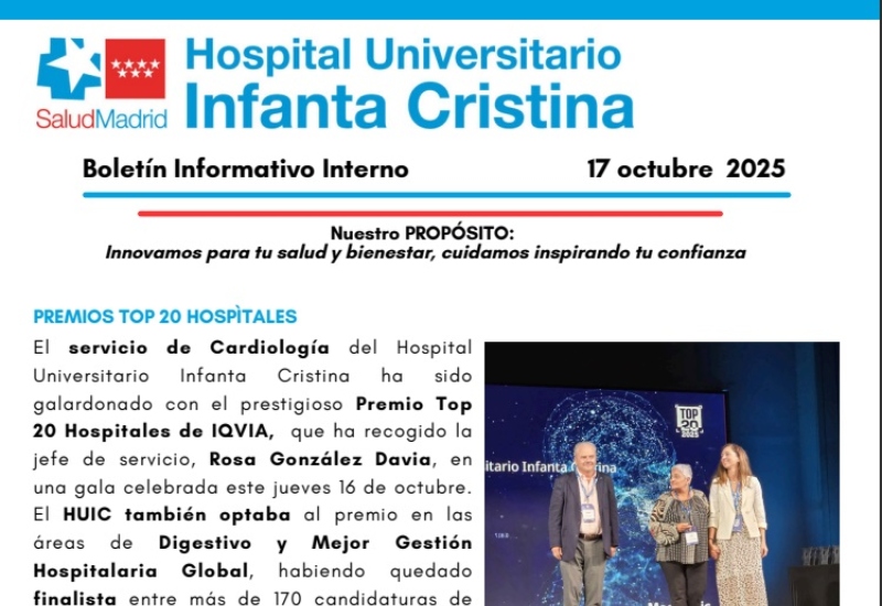 Boletín Informativo Interno | 17 octubre 2025