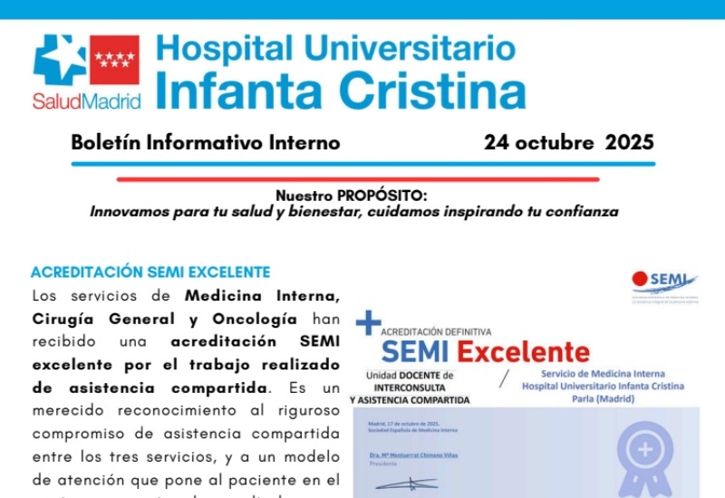 Boletín Informativo Interno | 24 octubre 2025