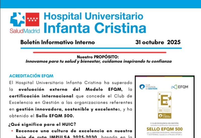 Boletín Informativo Interno | 31 octubre 2025