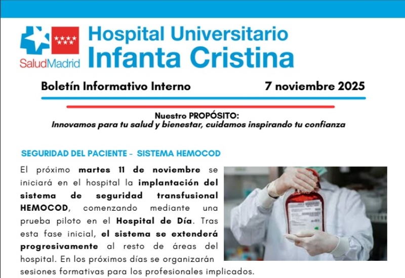 Boletín Informativo Interno | 7 noviembre 2025