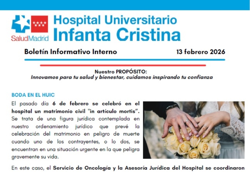 Boletín Informativo Interno | 13 febrero 2026