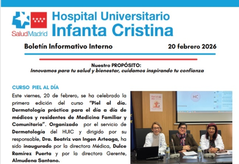 Boletín Informativo Interno | 20 febrero 2026