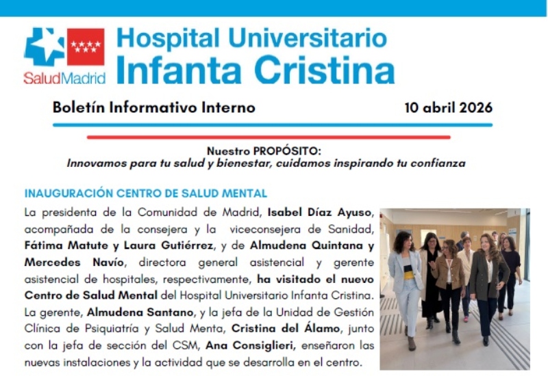 Boletín Informativo Interno | 10 abril 2026