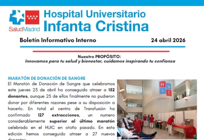 Boletín Informativo Interno | 24 abril 2026