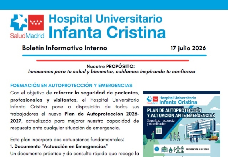 Boletín Informativo Interno | 17 julio 2026