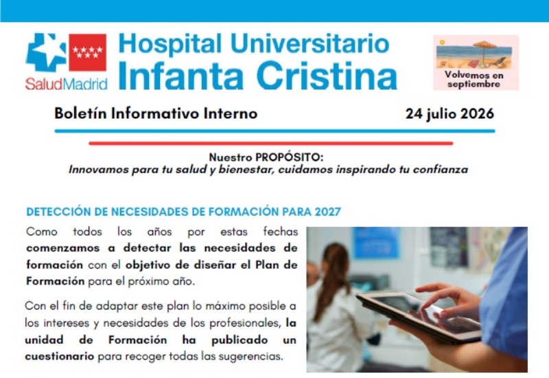 Boletín Informativo Interno | 24 julio 2026