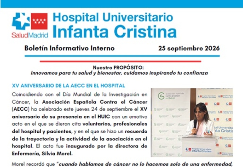 Boletín Informativo Interno | 25 septiembre 2026