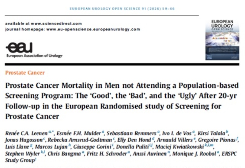 Prostate Cancer Mortality in Men not Attending a Population-based Screening Program: The ‘Good’, the ‘Bad’, and the ‘Ugly’ After 20-yr Follow-up in the European Randomised study of Screening for Prostate Cancer | Marcos Luján, Urología