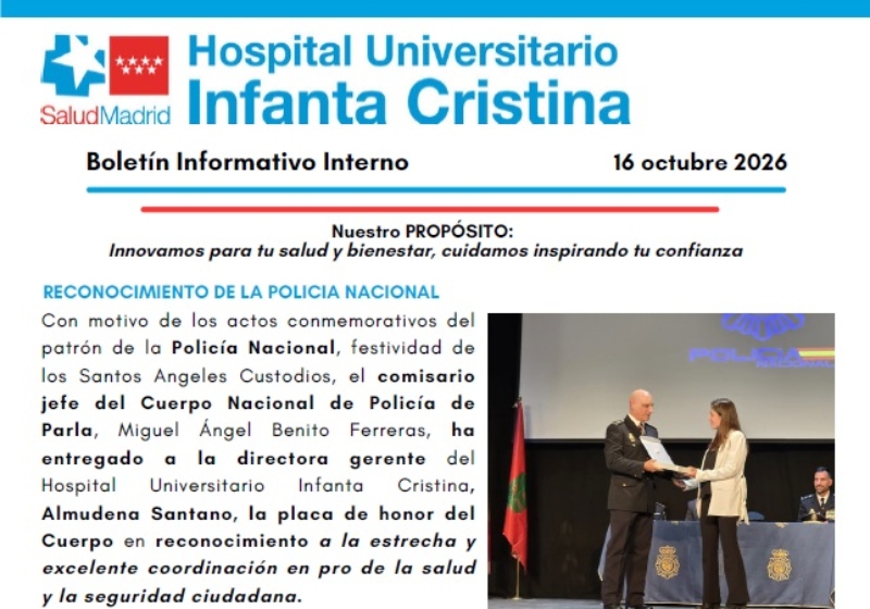Boletín Informativo Interno | 16 octubre 2026