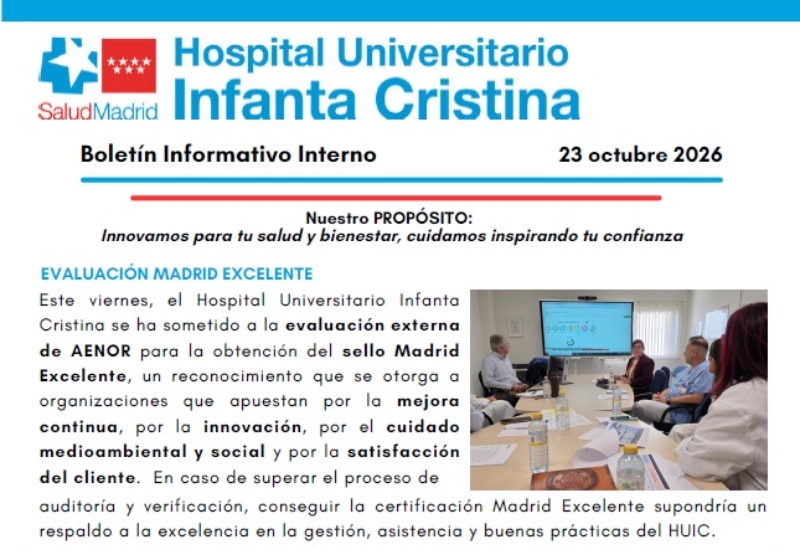 Boletín Informativo Interno | 23 octubre 2026