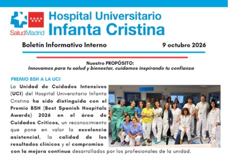 Boletín Informativo Interno | 9 octubre 2026