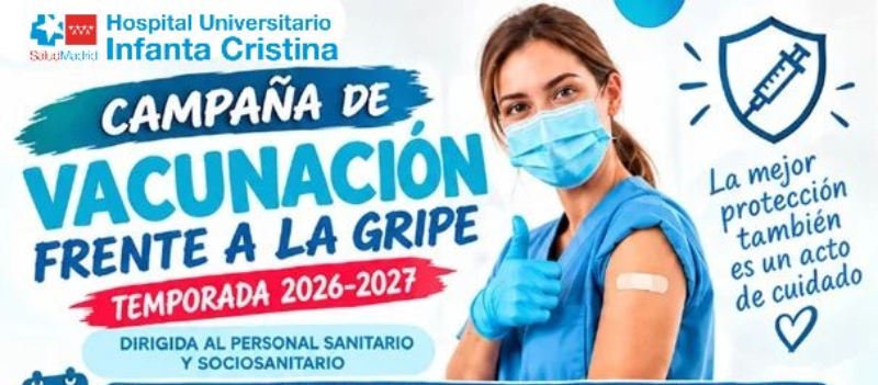 Campaña de vacunación frente a la Gripe 2026/27 para profesionales